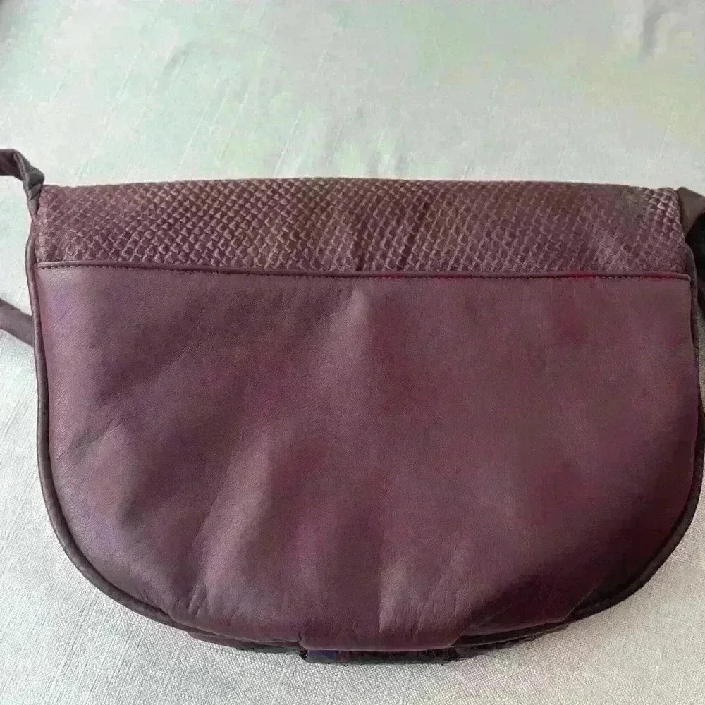 DAVID MEHLER FOR DAME GENUINE LEATHER VINTAGE PURSE - Picture 6 of 8